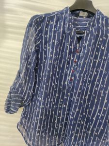 Blue Shirt With Star Prints