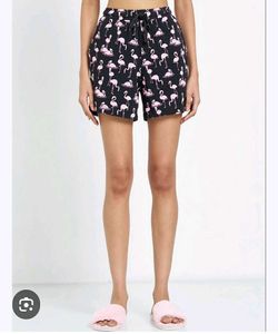 Cute Flamingo Pajama Shorts