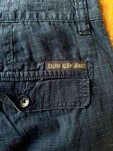 Calvin Klein Blue Cargo Shorts