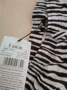 Zebra Print Wide Leg Pants