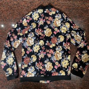 Floral Bomber Jacket
