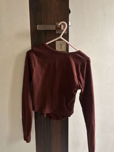 Women's Brown Corset Top