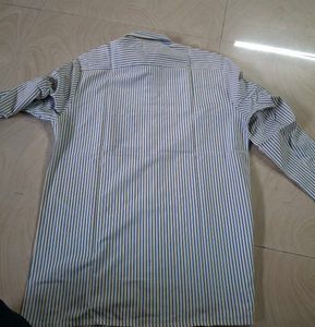 blue formal shirt