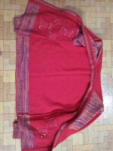 Red Knitted Cardigan