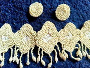 White Handmade Neckset