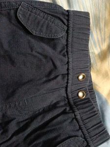 Boy's Navy Blue Cargo Shorts