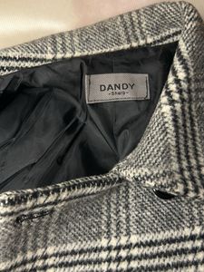 Plaid Double-Breasted Blazer