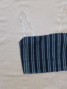 Block print cotton Top with Straps