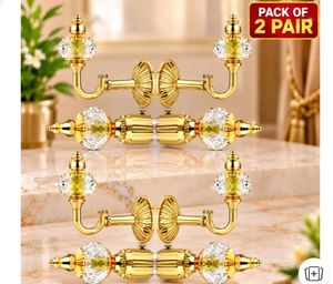 Elegant Crystal Curtain Tiebacks (2 Pairs)