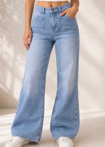 🎀500Rs SALE🎀H&M Light Wash Wide Leg Jeans