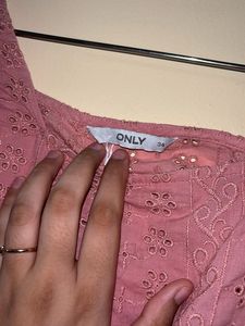 ONLY Chic Smocked Square Neck Puff Sleeve Top