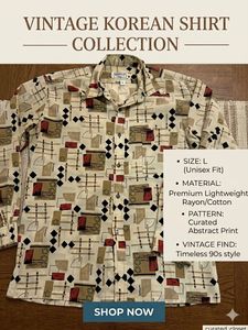 Stylish Geometric Print Button-Up Shirt