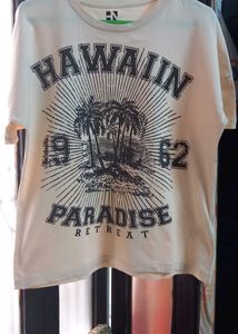 Graphic Print T-Shirt - Hawaii Paradise