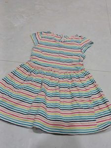 Colorful Striped Dress