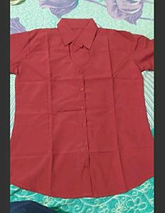 Chic Burgundy Button-Up Top