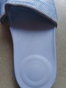 FITFLOP Women's Blue Slides/Flats