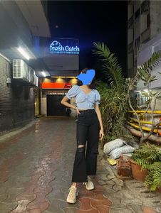cute baby blue top