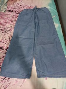 Light Blue Wide Leg Jeans