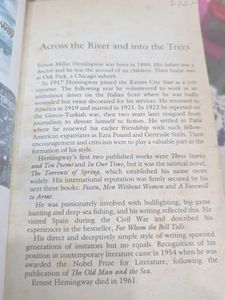 Across the River and Into  Tree