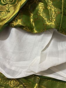 Girls' Traditional Pattu Pavadai Set