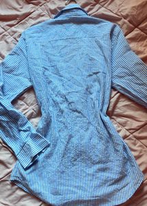 Blue Striped Women’s Casual Shirt