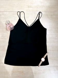 Sleek Black Cami Top