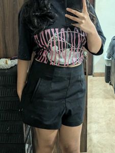ZARA high waisted shorts