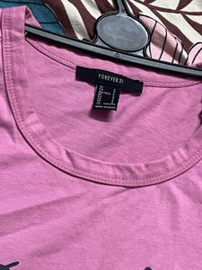 Pink "Punk Rock Doll" Graphic Tee