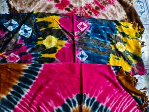 Vibrant Tie-Dye Dupatta
