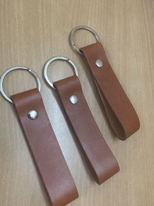 Set of 3 Leather Keychains