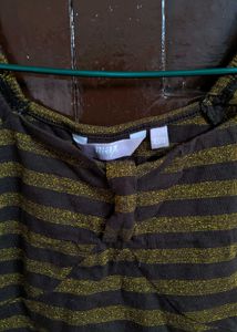Sparkly Striped Sleeveless Top