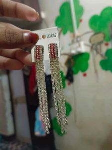 Dangling Rhinestone Earrings