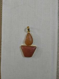 Beautiful Brass Gemstone Pendant