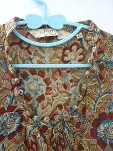 Kalamkari handblock Printed Cotton Maxi