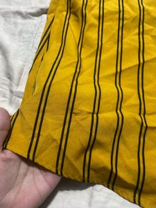 Striped Yellow Cami Top