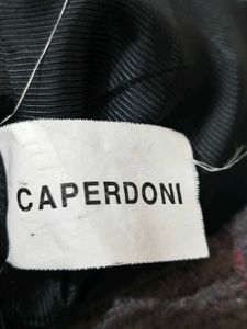 Caperdoni 1990s ZigZag Knit Hooded Jacket