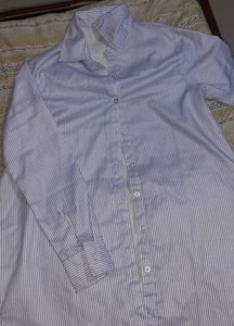 Striped Shirt Dress