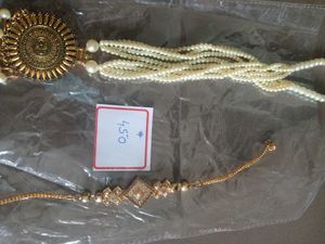 Pearl Necklace with Gold Pendant