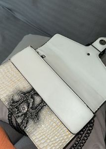 Chic Snake Print Crossbody Bag