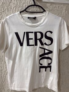Versace White Logo T-Shirt