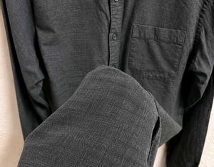 Premium linen blend shirt men