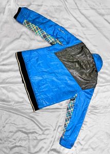 Blue Moto Jacket