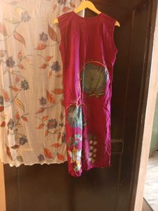 Hand-Painted Kurta &amp; Dupatta Set