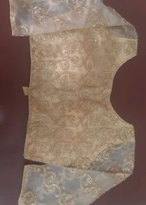NEW Golden Embroidered and stonework Blouse