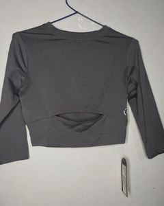 Grey Activewear Top