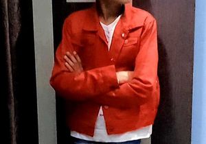Red Cropped Jacket