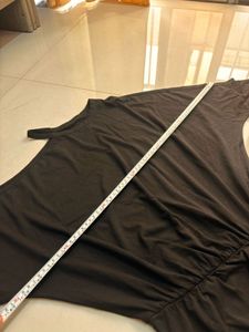 Chic Black Ruched Dress