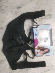 Net Bra Lingerie Black Colour Size 30