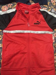 Puma Red Black White Track Jacket