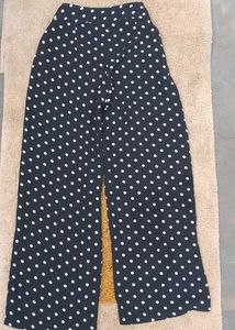 Polka Dot Wide Leg Pants